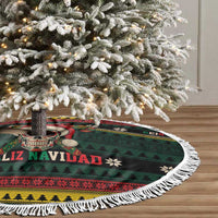 Mexican SEIS Siete 67 Meme Tree Skirt Feliz Navidad Mexico - Wonder Print Shop