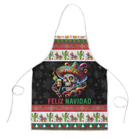 Mexican Sugar Skull Apron Feliz Navidad Mexico - Wonder Print Shop