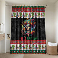 Mexican Sugar Skull Bathroom Set Feliz Navidad Mexico - Wonder Print Shop