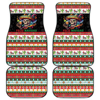 Mexican Sugar Skull Car Mats Feliz Navidad Mexico - Wonder Print Shop