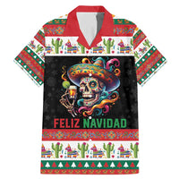 Mexican Sugar Skull Family Matching Mermaid Dress and Hawaiian Shirt Feliz Navidad Mexico - Wonder Print Shop