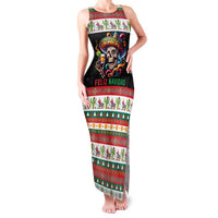 Mexican Sugar Skull Family Matching Tank Maxi Dress and Hawaiian Shirt Feliz Navidad Mexico - Wonder Print Shop