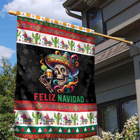 Mexican Sugar Skull Garden Flag Feliz Navidad Mexico - Wonder Print Shop