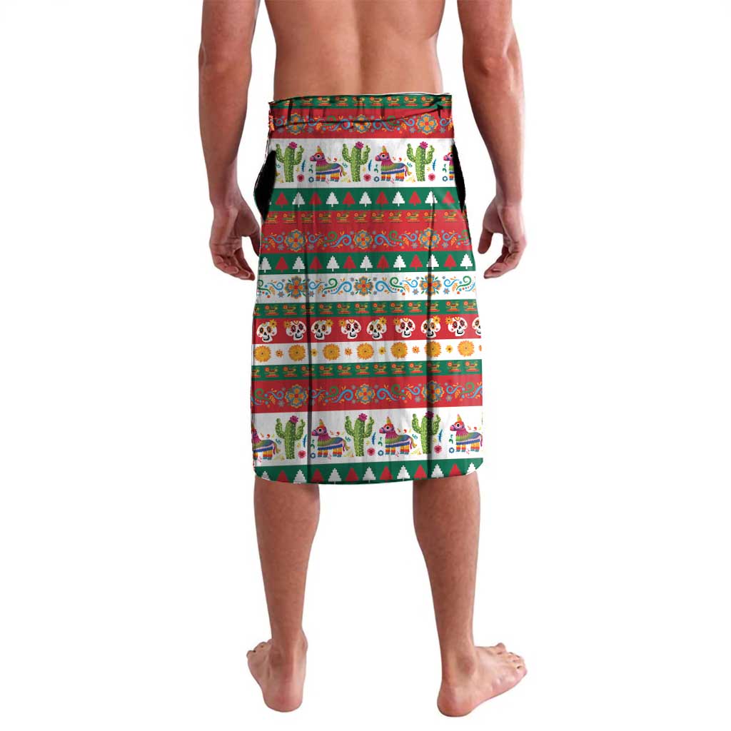 Mexican Sugar Skull Lavalava Feliz Navidad Mexico - Wonder Print Shop
