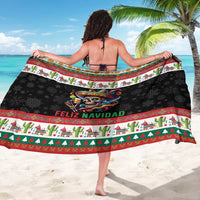 Mexican Sugar Skull Sarong Feliz Navidad Mexico - Wonder Print Shop