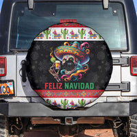 Mexican Sugar Skull Spare Tire Cover Feliz Navidad Mexico - Wonder Print Shop