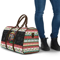 Mexican Sugar Skull Travel Bag Feliz Navidad Mexico - Wonder Print Shop