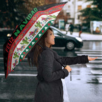 Mexican Sugar Skull Umbrella Feliz Navidad Mexico - Wonder Print Shop