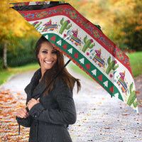 Mexican Sugar Skull Umbrella Feliz Navidad Mexico - Wonder Print Shop
