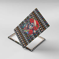 Mexican Sugar Skull Lady Christmas Canvas Wall Art Feliz Navidad Mexico - Wonder Print Shop