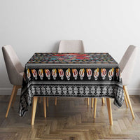 Mexican Sugar Skull Lady Christmas Tablecloth Feliz Navidad Mexico - Wonder Print Shop