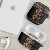 Mexican Sugar Skull Spanish Christmas AirPods Case Feliz Navidad Mexico - Wonder Print Shop