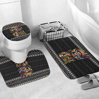Mexican Sugar Skull Spanish Christmas Bathroom Set Feliz Navidad Mexico - Wonder Print Shop