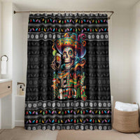 Mexican Sugar Skull Spanish Christmas Bathroom Set Feliz Navidad Mexico - Wonder Print Shop