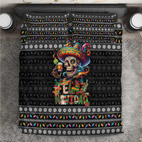 Mexican Sugar Skull Spanish Christmas Bedding Set Feliz Navidad Mexico - Wonder Print Shop