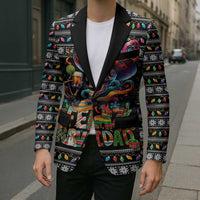 Mexican Sugar Skull Spanish Christmas Blazer Feliz Navidad Mexico - Wonder Print Shop