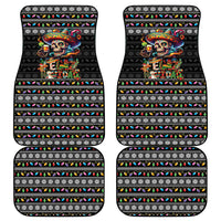 Mexican Sugar Skull Spanish Christmas Car Mats Feliz Navidad Mexico - Wonder Print Shop