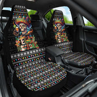 Mexican Sugar Skull Spanish Christmas Car Seat Cover Feliz Navidad Mexico - Wonder Print Shop