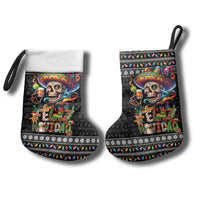 Mexican Sugar Skull Spanish Christmas Stocking Feliz Navidad Mexico - Wonder Print Shop