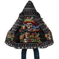 Mexican Sugar Skull Spanish Christmas Cloak Feliz Navidad Mexico - Wonder Print Shop