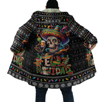 Mexican Sugar Skull Spanish Christmas Cloak Feliz Navidad Mexico - Wonder Print Shop