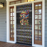 Mexican Sugar Skull Spanish Christmas Door Cover Feliz Navidad Mexico - Wonder Print Shop