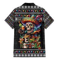 Mexican Sugar Skull Spanish Christmas Family Matching Mermaid Dress and Hawaiian Shirt Feliz Navidad Mexico - Wonder Print Shop