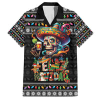 Mexican Sugar Skull Spanish Christmas Family Matching Tank Maxi Dress and Hawaiian Shirt Feliz Navidad Mexico - Wonder Print Shop