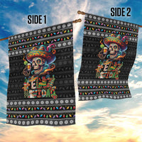 Mexican Sugar Skull Spanish Christmas Garden Flag Feliz Navidad Mexico - Wonder Print Shop