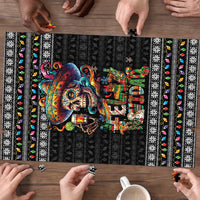 Mexican Sugar Skull Spanish Christmas Puzzle Feliz Navidad Mexico - Wonder Print Shop