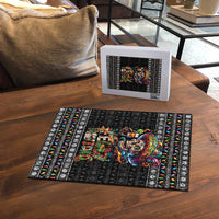 Mexican Sugar Skull Spanish Christmas Puzzle Feliz Navidad Mexico - Wonder Print Shop