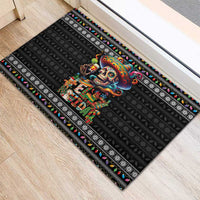 Mexican Sugar Skull Spanish Christmas Rubber Doormat Feliz Navidad Mexico - Wonder Print Shop