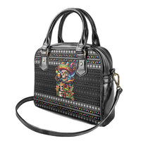 Mexican Sugar Skull Spanish Christmas Shoulder Handbag Feliz Navidad Mexico - Wonder Print Shop