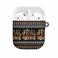 Mexican Sumbrero and Snowman Christmas AirPods Case Feliz Navidad Mexico - Wonder Print Shop