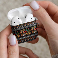 Mexican Sumbrero and Snowman Christmas AirPods Case Feliz Navidad Mexico - Wonder Print Shop