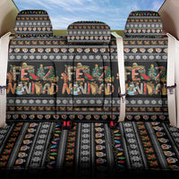 Mexican Sumbrero and Snowman Christmas Back Car Seat Cover Feliz Navidad Mexico - Wonder Print Shop