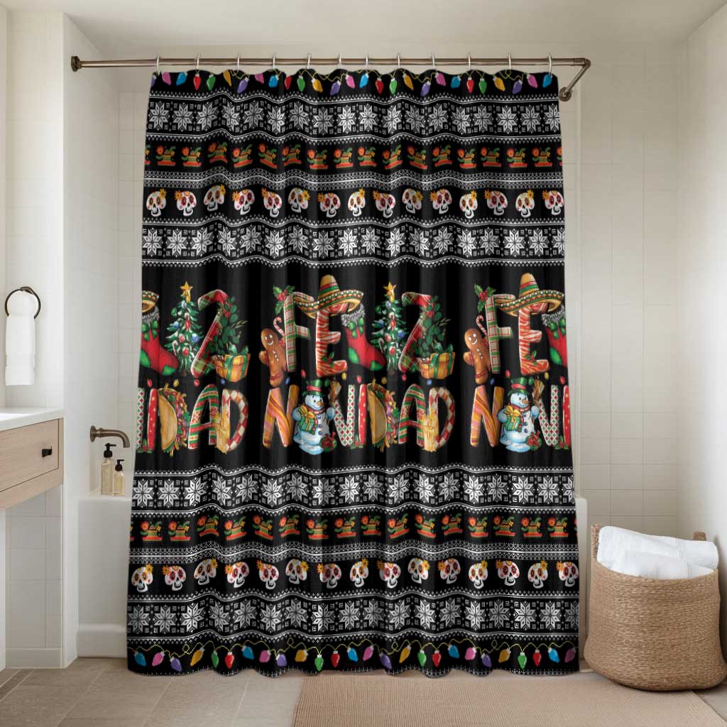 Mexican Sumbrero and Snowman Christmas Bathroom Set Feliz Navidad Mexico - Wonder Print Shop