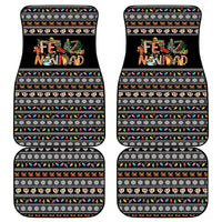Mexican Sumbrero and Snowman Christmas Car Mats Feliz Navidad Mexico - Wonder Print Shop