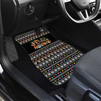 Mexican Sumbrero and Snowman Christmas Car Mats Feliz Navidad Mexico - Wonder Print Shop