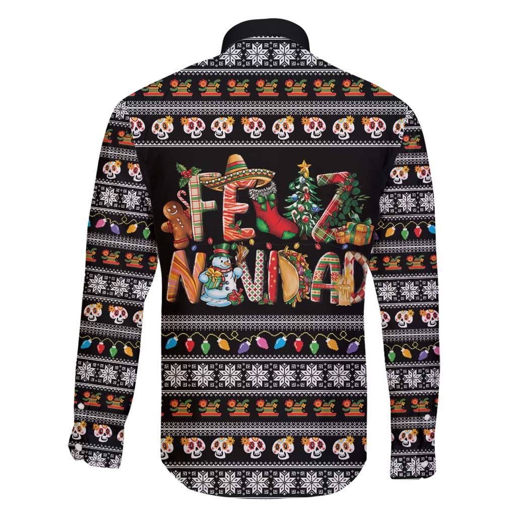 Mexican Sumbrero and Snowman Christmas Family Matching Tank Maxi Dress and Hawaiian Shirt Feliz Navidad Mexico - Wonder Print Shop