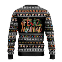 Mexican Sumbrero and Snowman Christmas Ugly Christmas Sweater Feliz Navidad Mexico - Wonder Print Shop