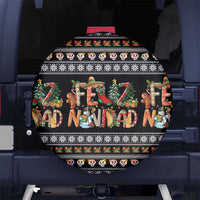 Mexican Sumbrero and Snowman Christmas Spare Tire Cover Feliz Navidad Mexico - Wonder Print Shop