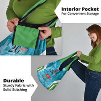 Personalized Azerbaijan Black January Grocery Bag 20 Yanvar 1990