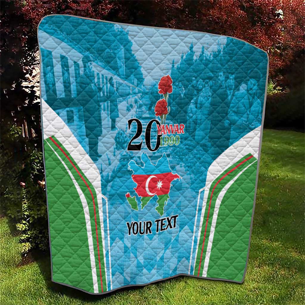 Personalized Azerbaijan Black January Quilt 20 Yanvar 1990 - Wonder Print Shop