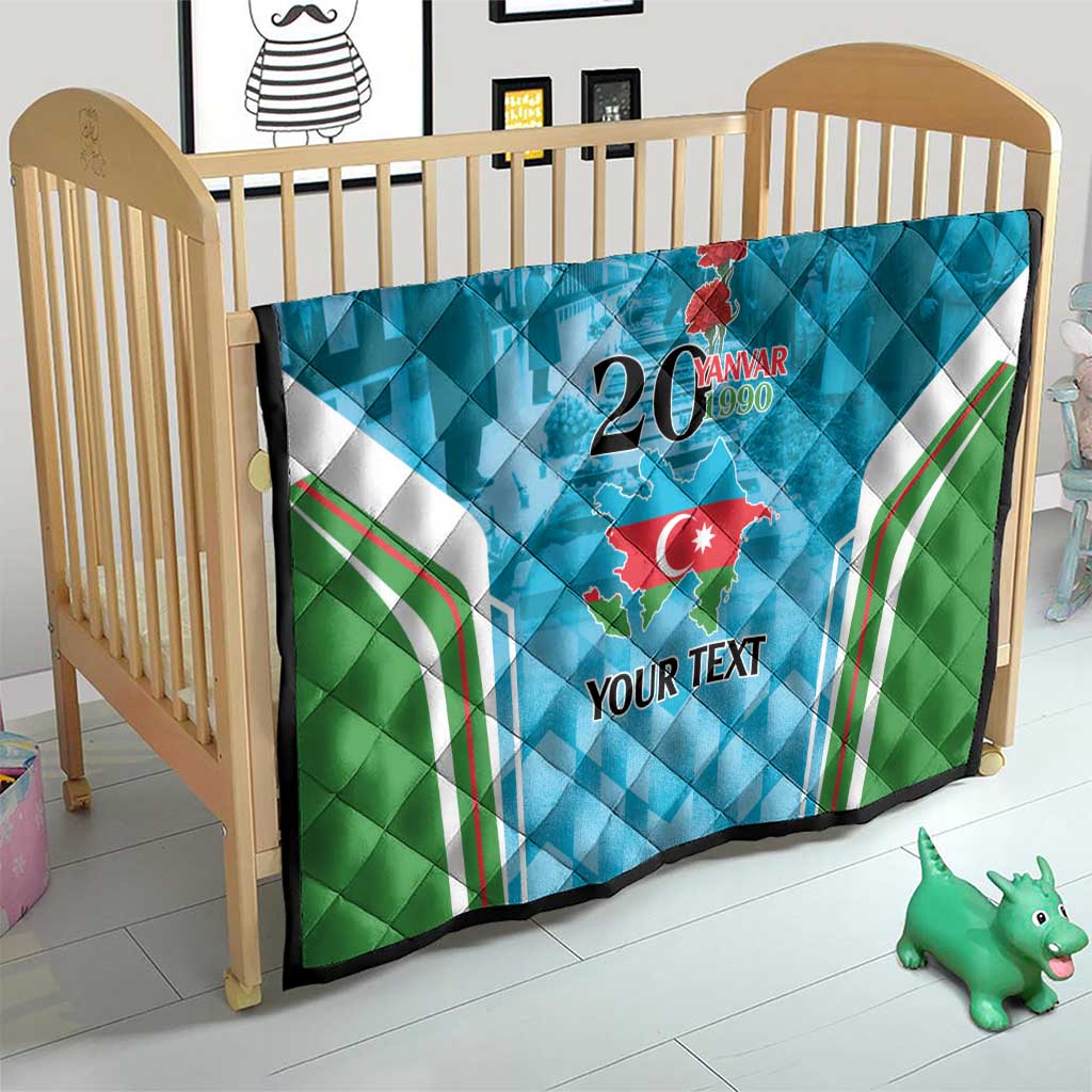 Personalized Azerbaijan Black January Quilt 20 Yanvar 1990 - Wonder Print Shop