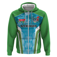 Personalized Azerbaijan Black January Zip Hoodie 20 Yanvar 1990 - Wonder Print Shop