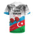 Azerbaijan Qara Yanvar Rugby Jersey with Flag Style - Wonder Print Shop