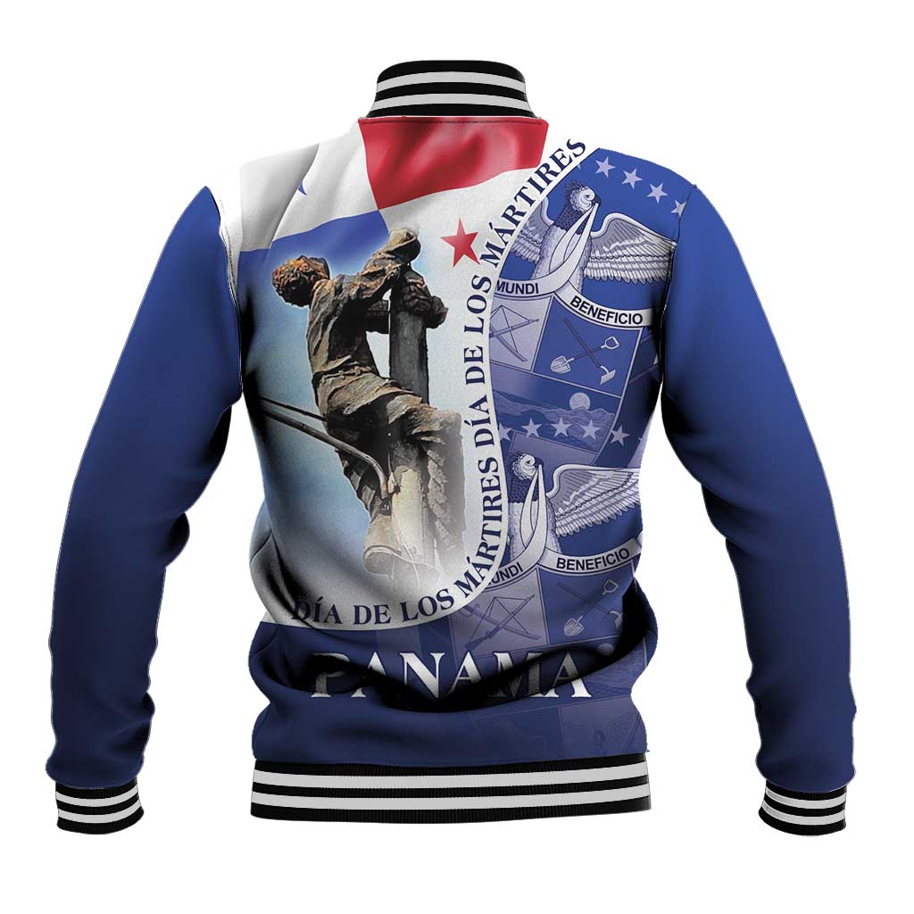 Panama Dia de los Martires Baseball Jacket Panama Martyrs' Day Raises Flag LT9 - Wonder Print Shop