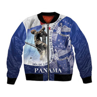 Panama Dia de los Martires Bomber Jacket Panama Martyrs' Day Raises Flag LT9 - Wonder Print Shop
