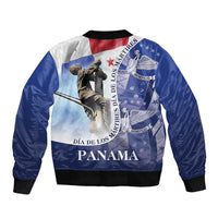 Panama Dia de los Martires Bomber Jacket Panama Martyrs' Day Raises Flag LT9 - Wonder Print Shop